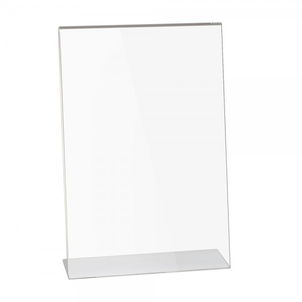 Expositor de metacrilato A3 con forma de L