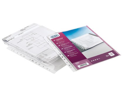 Funda multitaladro A4 fuelle para gruesos Elba (Pack 10)