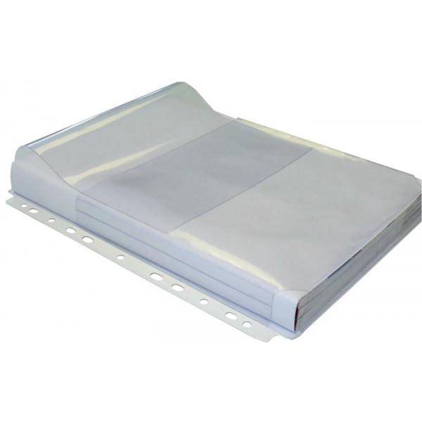 Funda multitaladro A4 fuelle para gruesos Grafoplás (Pack 5)