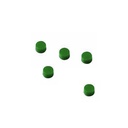 Imanes redondos 10 mm verde (Pack 5 unidades)