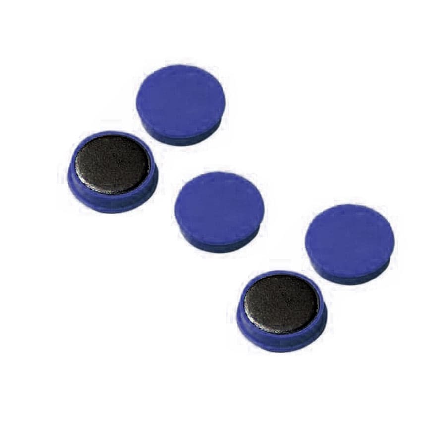 Imanes redondos 30 mm azul (Pack 5 unidades)