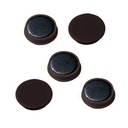 Imanes redondos 40 mm negro (Pack 5 unidades)