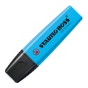 Rotulador fluorescente Stabilo Boss Original azul