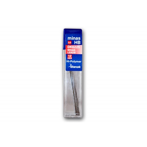 Minas Disnak 0,5 mm HB (Tubo de 12 unidades)