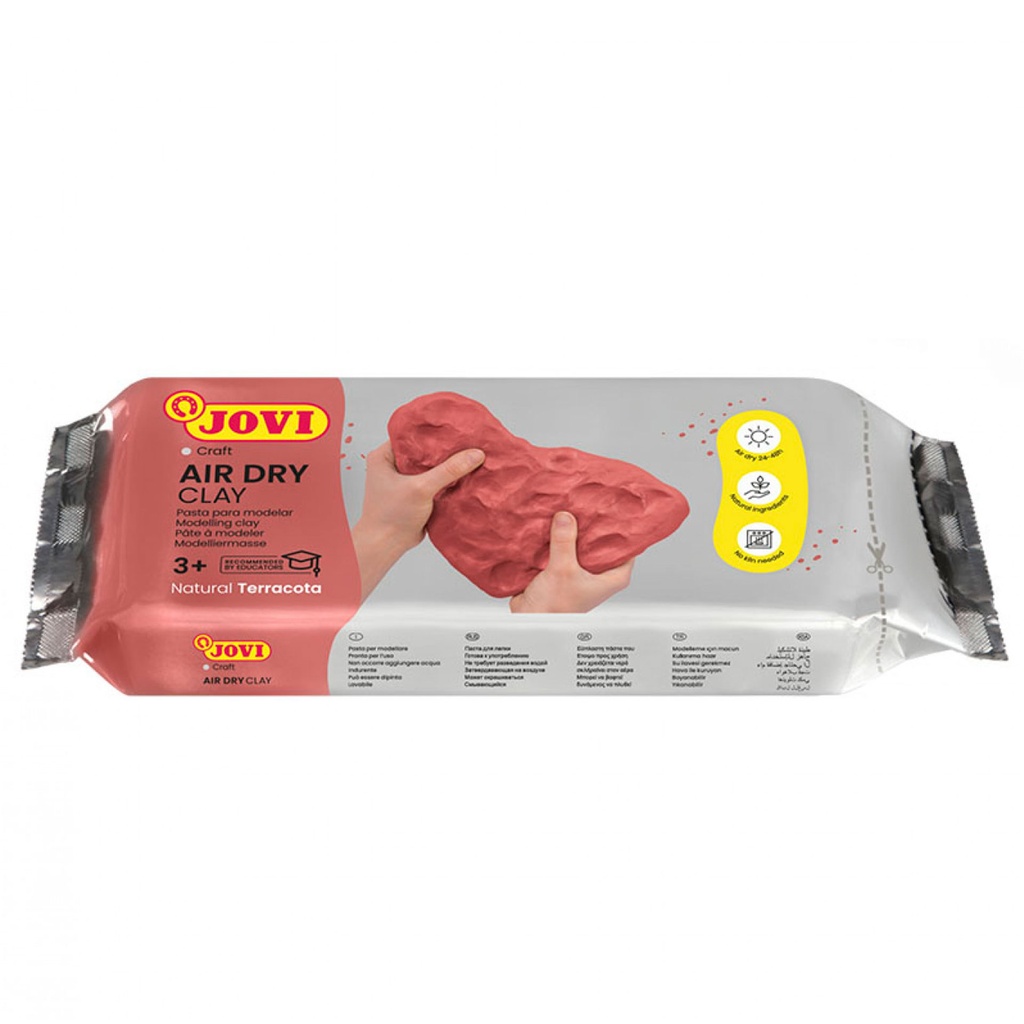 Pasta para modelar terracota 500 gr Jovi