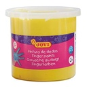 Pintura de dedos Jovi 125 ml amarillo uso infantil y escolar