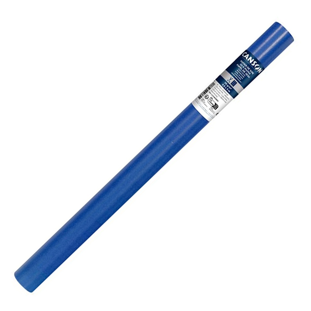Rollo papel de seda Canson azul ultramar 0,5 x 5 m