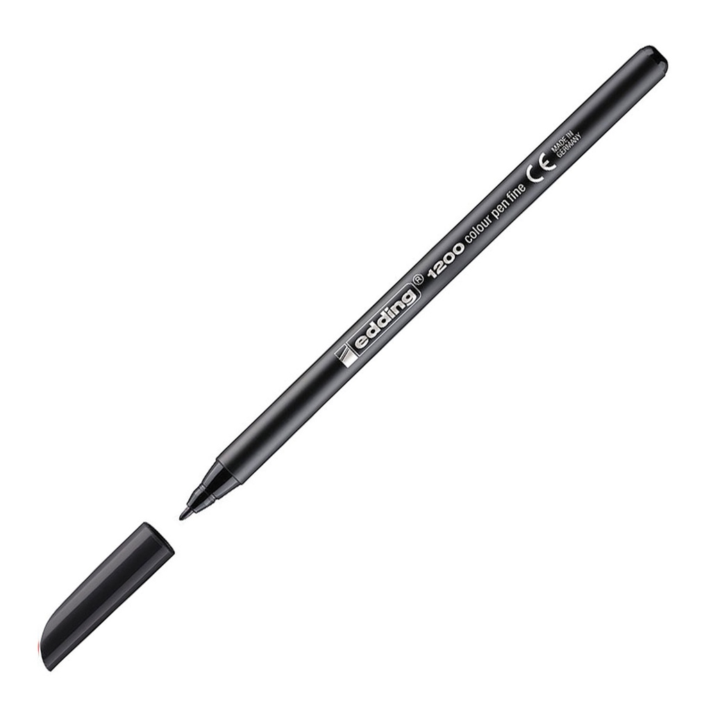 Rotulador Edding 1200 negro punta fina para papel