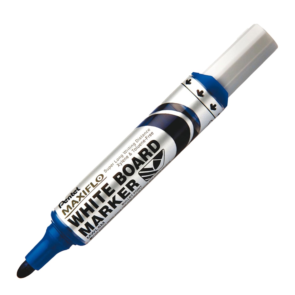 Rotulador para pizarra blanca Pentel Maxiflo MWL5M azul punta media