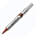 Rotulador para pizarra blanca Pentel Maxiflo MWL5S marrón punta fina