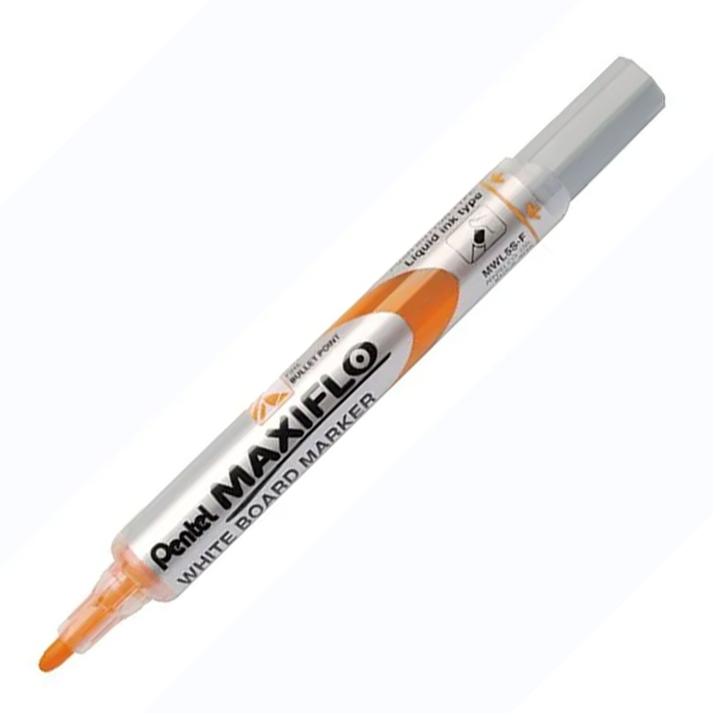 Rotulador para pizarra blanca Pentel Maxiflo MWL5S naranja punta fina