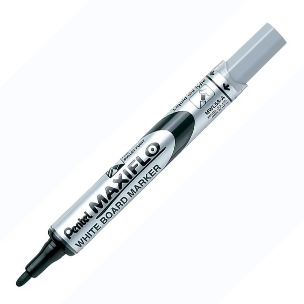 Rotulador para pizarra blanca Pentel Maxiflo MWL5S negro punta fina