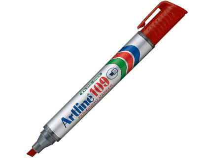 Rotulador permanente Artline 109 rojo EK-109