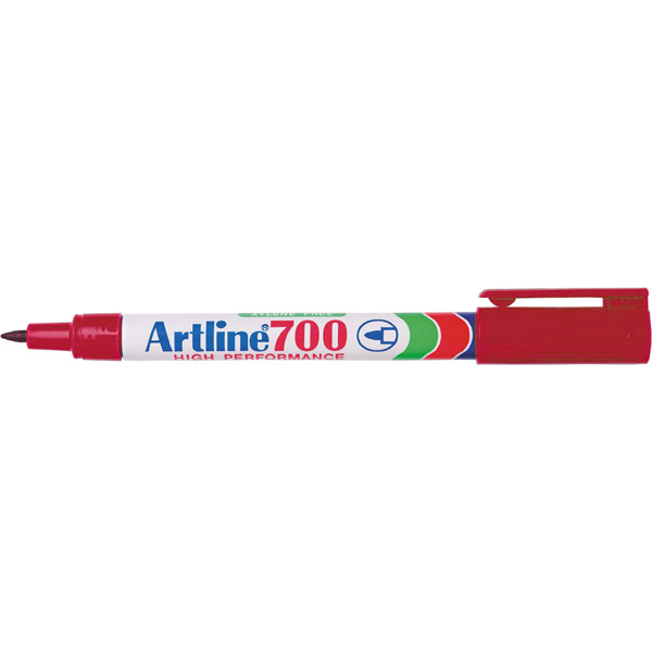 Rotulador permanente Artline 700 rojo EK-700