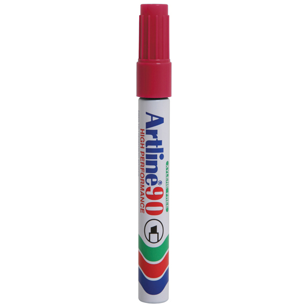 Rotulador permanente Artline 90 rojo EK-90