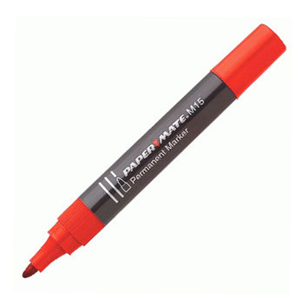 Rotulador permanente Paper Mate M15 rojo