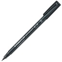 Rotulador permanente Staedtler Lumocolor 313 S negro retroproyección punta superfina 0.4 mm Ref. 313-9