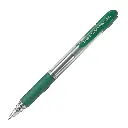 Bolígrafo retráctil Pilot Super Grip verde
