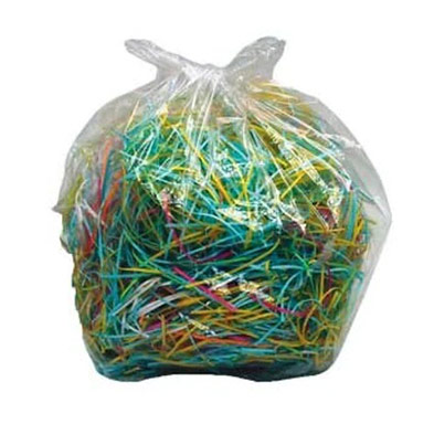 Bolsas de plástico para destructora Ideal 140 x 150 cm 400µ (40 unidades)