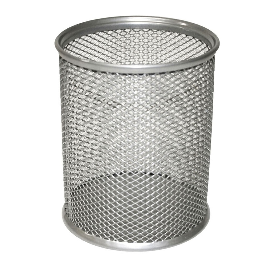 Cubilete metálico gris plata Bismark