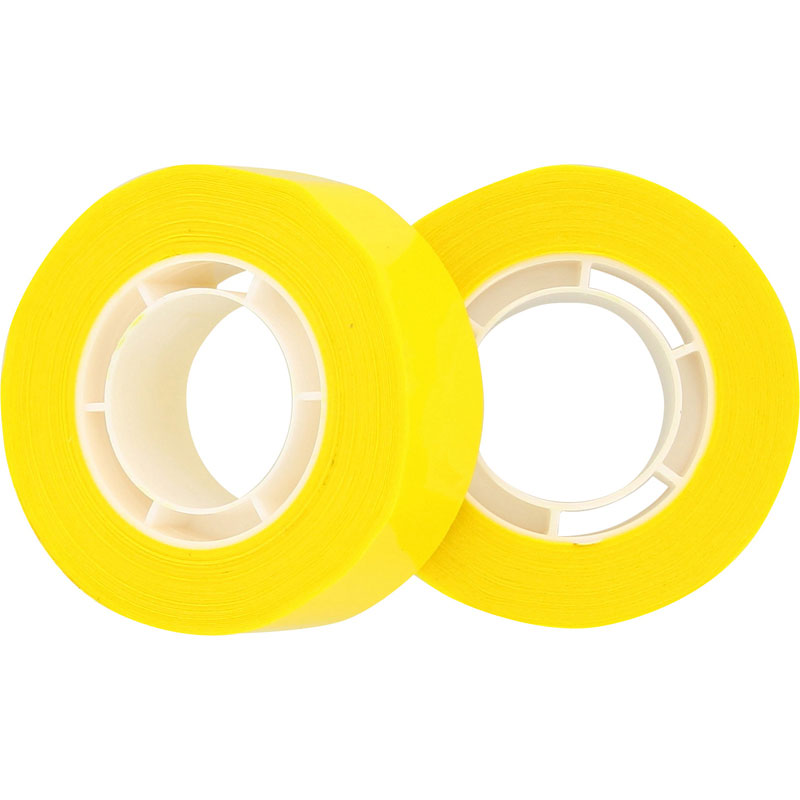 Cinta adhesiva Fixo Color 33 m x 19 mm amarilla