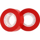 Cinta adhesiva Fixo Color 33 m x 19 mm roja