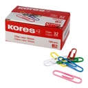 Clips de colores 32 mm nº 2 Kores (Cajita 100 unidades)
