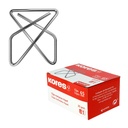 Clips mariposa niquelados 65 mm nº 1 (Cajita 25 unidades)