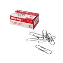 Clips niquelados 25 mm nº 1,5 Kores (Cajita 100 unidades)