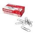 Clips niquelados 42 mm nº 3 Kores (Cajita 100 unidades)