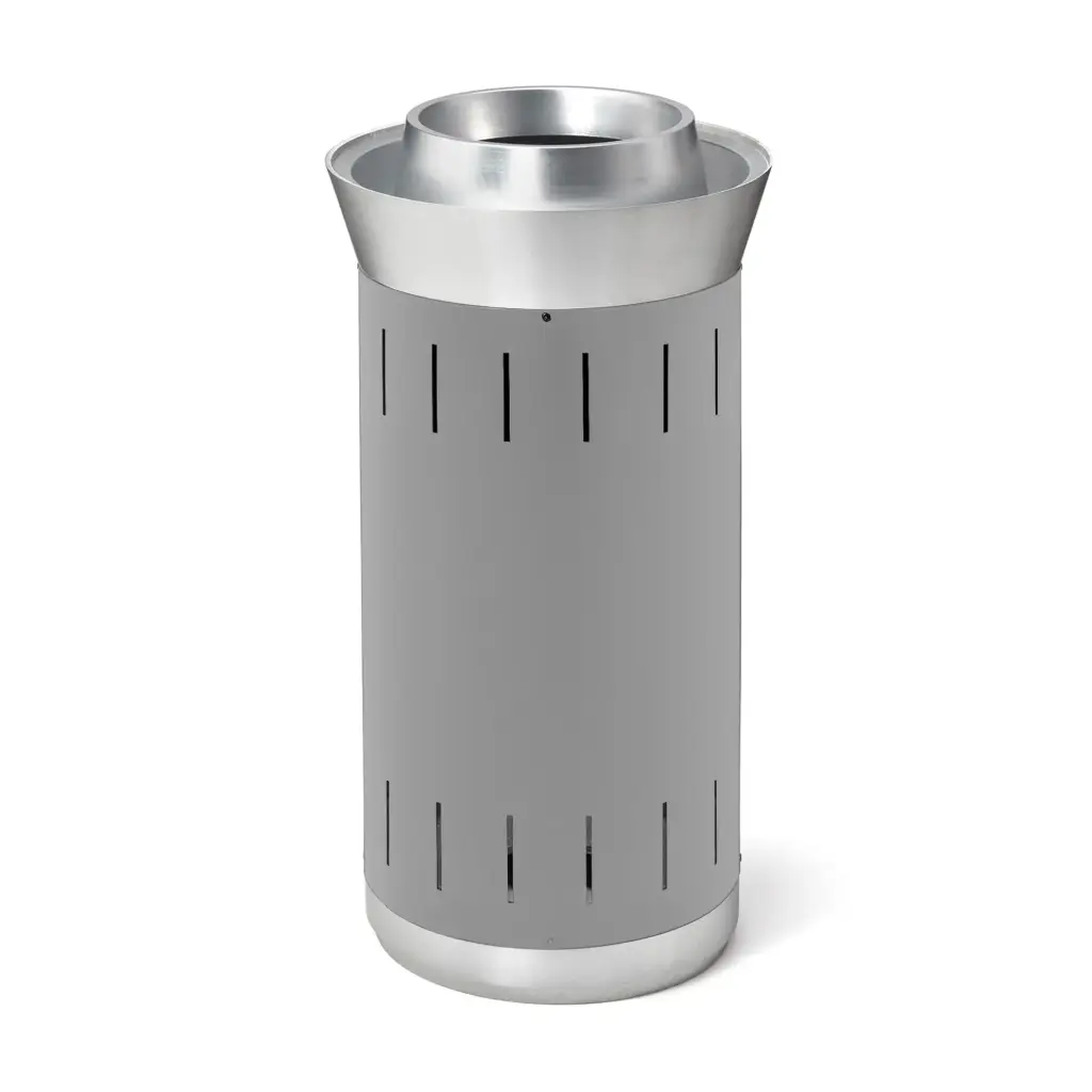 Cenicero-papelera metálica Lausanne