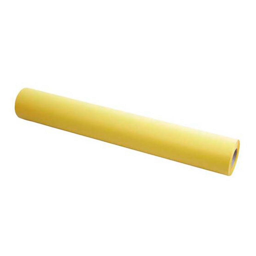 Bobina de papel kraft amarillo 1 x 25 m