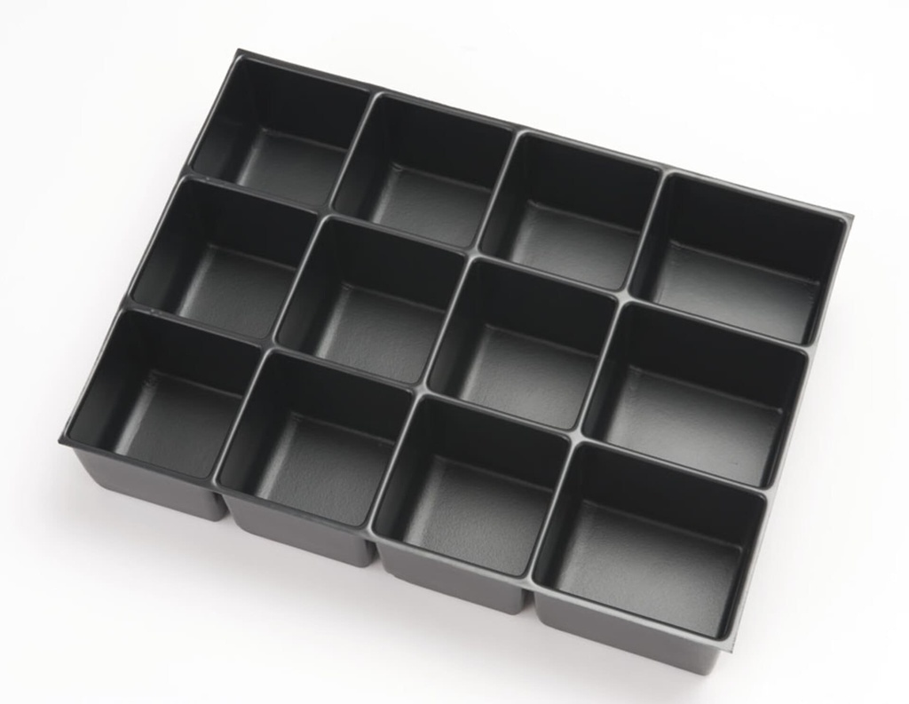 Bandejas para cajón A3 con 12 compartimentos de 83 mm (Pack de 5) PIT451P5