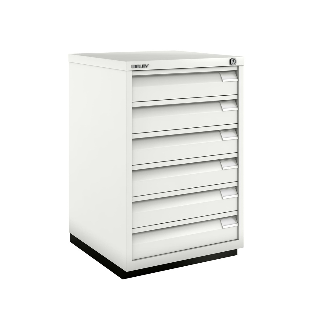 Cajonera Bisley Serie F 6 cajones personales A4 Flush 711 x 470 x 470 mm 0493