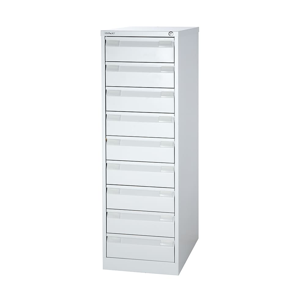 Archivador para fichas Bisley B64 de 9 cajones A6 1321 x 413 x 622 mm