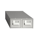 Fichero de sobremesa Bisley 131L de 2 cajones A7 133 x 384 x 403 mm