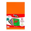 Goma Eva 40 x 60 cm 2 mm naranja Fixo Kids bolsa de 10 láminas