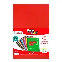 Goma Eva 40 x 60 cm 2 mm roja Fixo Kids (Bolsa 10 láminas) 