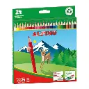Lápices de colores Alpino 658 caja de 24 colores largos