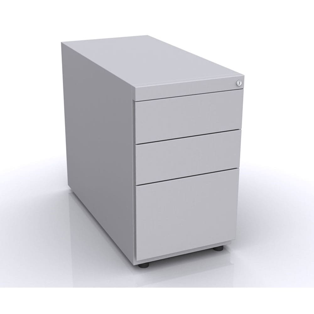 Cajonera fija Bisley Note con 2 cajones personales y uno de archivo 698 x 420 x 775 mm NWA73G7SSF