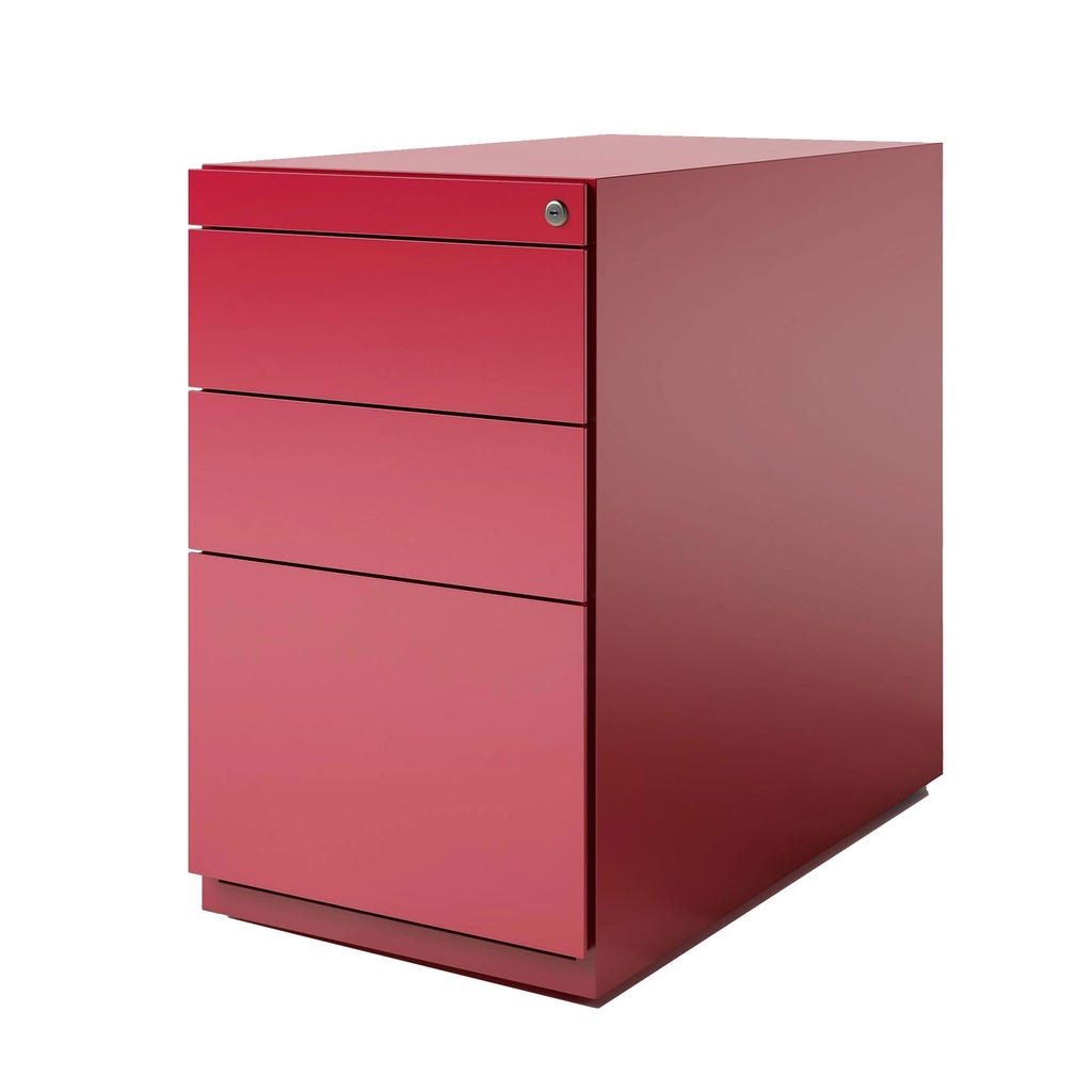 Cajonera fija Bisley Note con 2 cajones personales y 1 de archivo 698 x 420 x 565 mm NWA53G7SSF