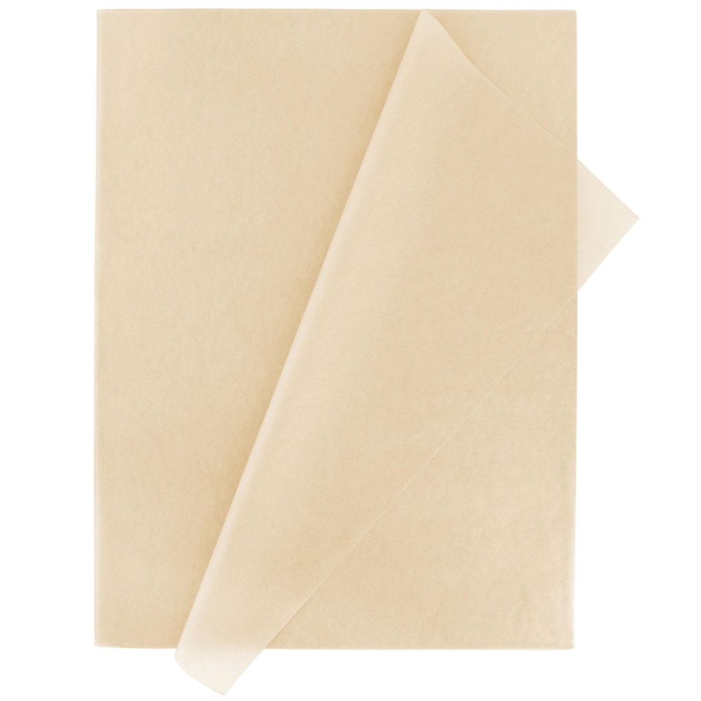 Papel de seda 50 x 75 cm 25 hojas marfil Fixo