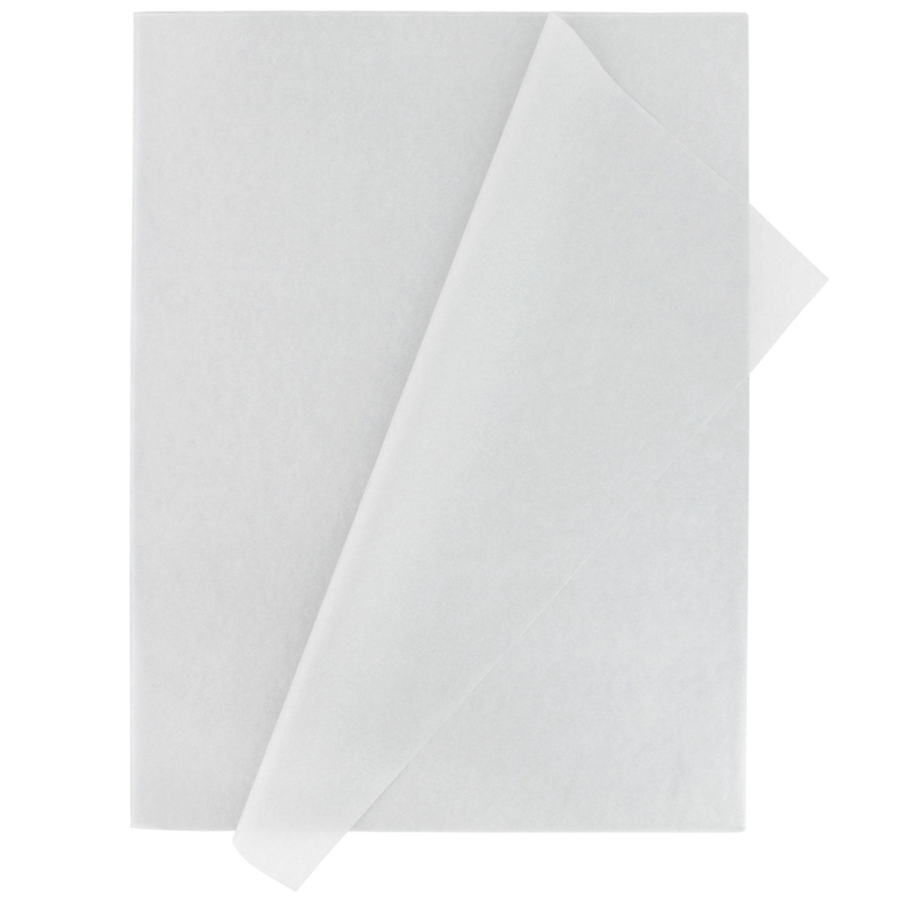 Papel de seda 50 x 75 cm 25 hojas blanco Fixo