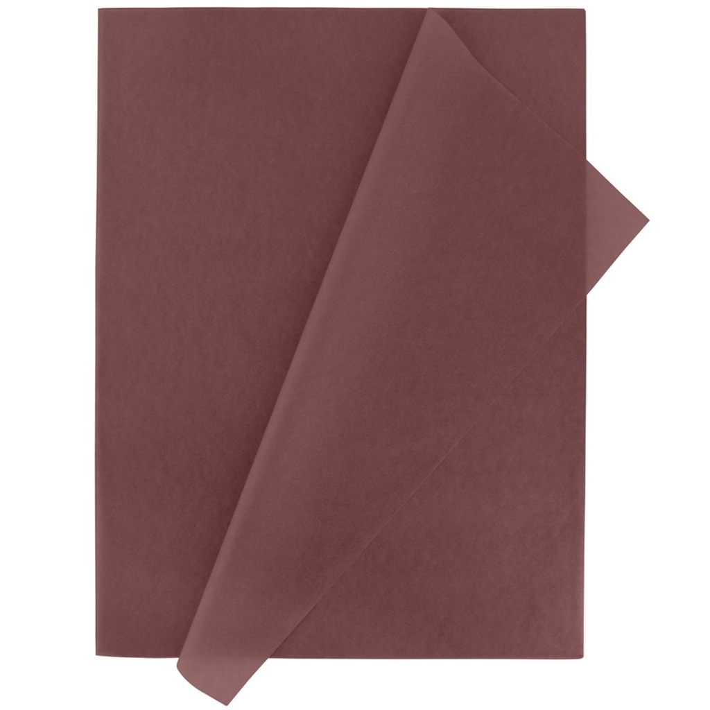 Papel de seda 50 x 75 cm 25 hojas marrón Fixo