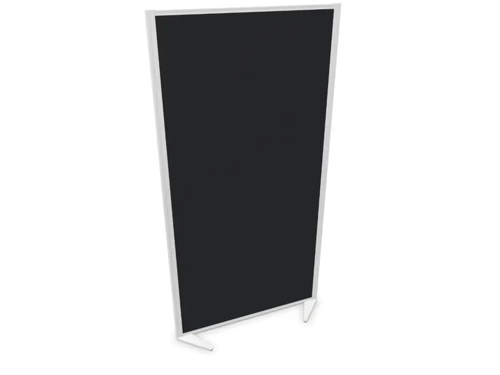 Panel separador tapizado con pie plano para divisoria Split