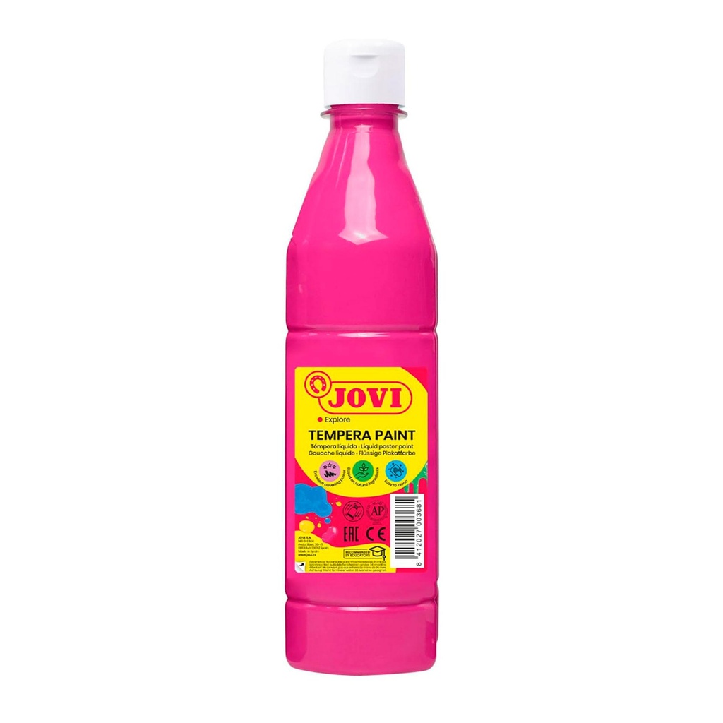Témpera escolar líquida Jovi 500 ml magenta