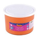 Pintura de dedos Jovi 500 ml naranja uso colectivo o talleres