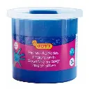 Pintura de dedos Jovi 125 ml azul uso infantil y escolar