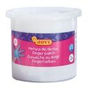 Pintura de dedos Jovi 125 ml blanco uso infantil y escolar