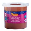 Pintura de dedos Jovi 125 ml marrón uso infantil y escolar